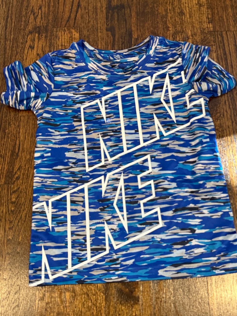 Nike Kids Dryfit in Blue, Teal, White